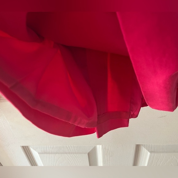 Maggy London Hot Pink‎ Ruffle Mini Dress - Picture 4 of 10